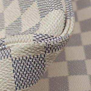 Pre-owned Louis Vuitton NEVERFULL GM Azur Damier Canvas N51108 handbag | stylenewstar