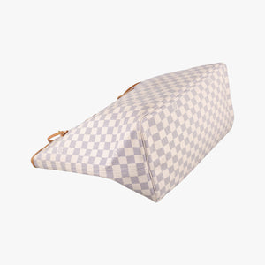Pre-owned Louis Vuitton NEVERFULL GM Azur Damier Canvas N51108 handbag | stylenewstar