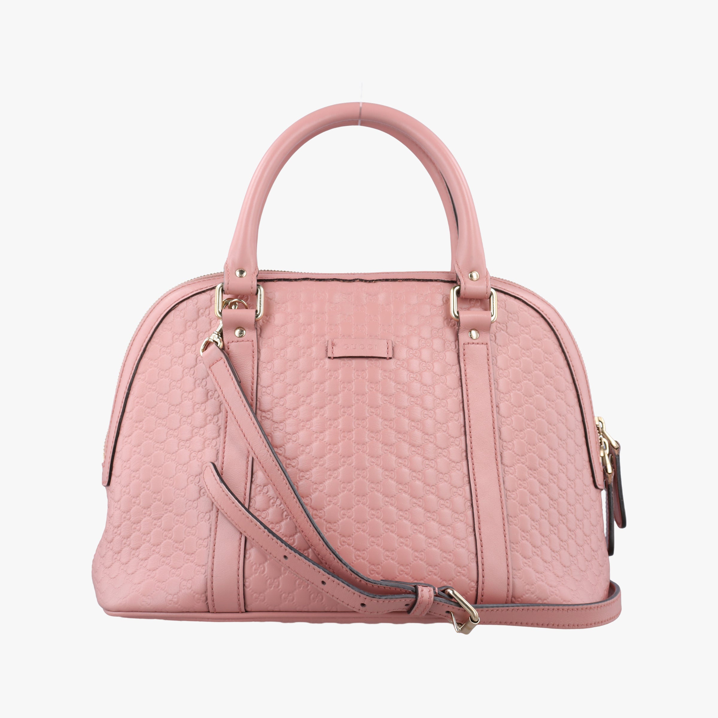 Pre-owned Gucci Microguccissima Pink Leather 449663 handbag | stylenewstar
