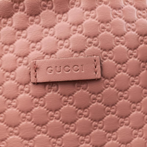 Pre-owned Gucci Microguccissima Pink Leather 449663 handbag | stylenewstar