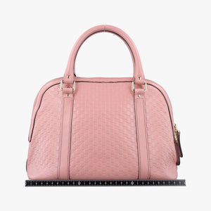 Pre-owned Gucci Microguccissima Pink Leather 449663 handbag | stylenewstar