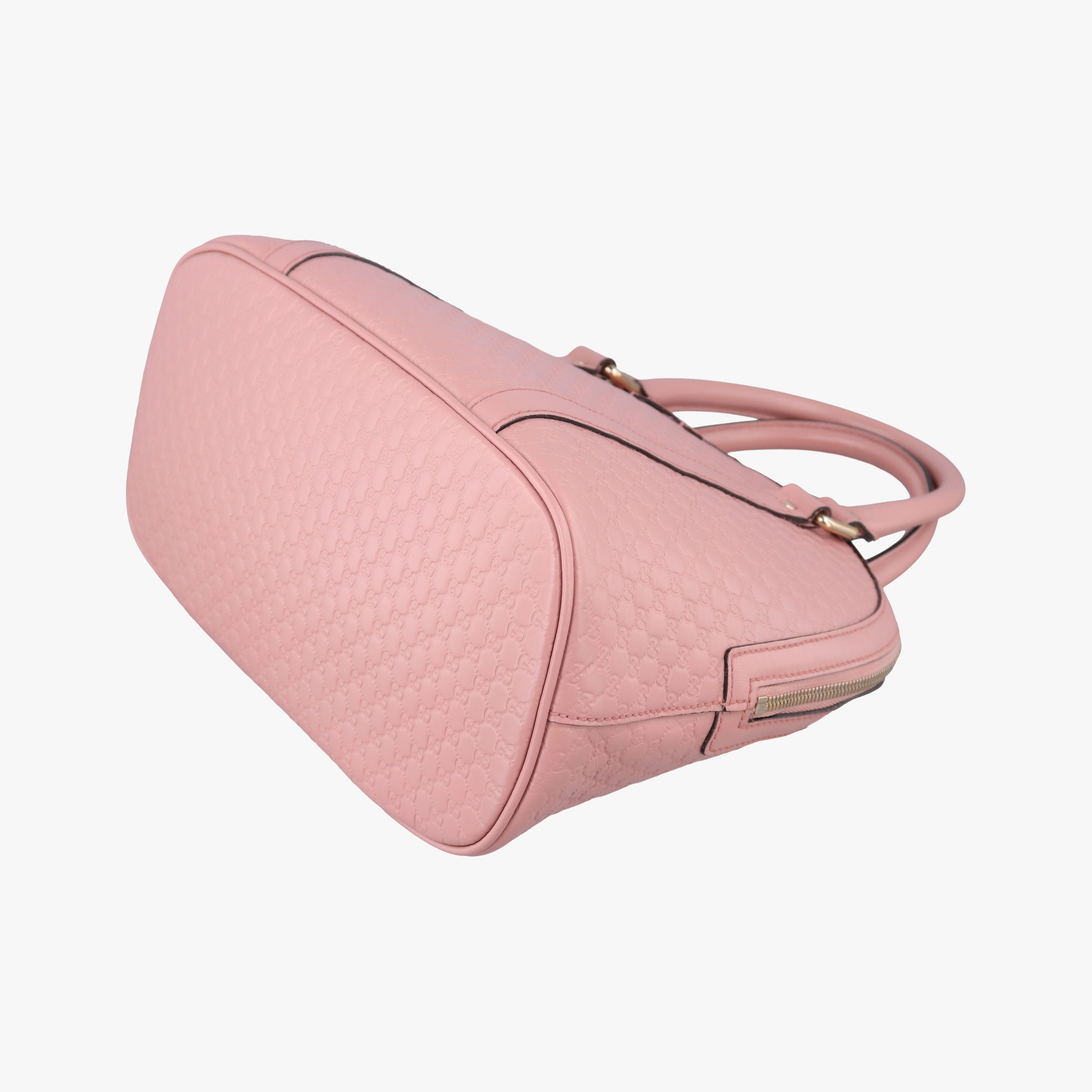 Pre-owned Gucci Microguccissima Pink Leather 449663 handbag | stylenewstar