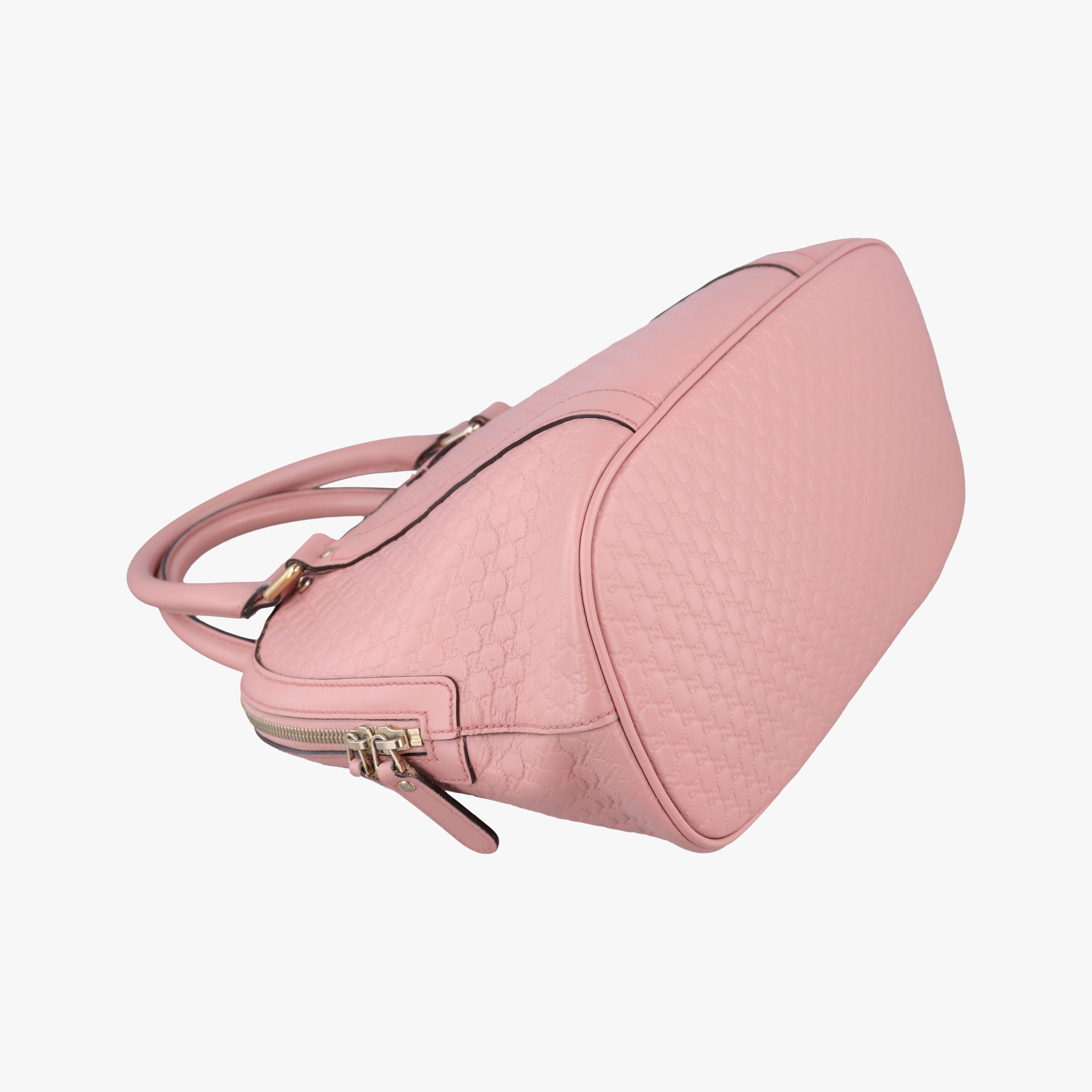 Pre-owned Gucci Microguccissima Pink Leather 449663 handbag | stylenewstar