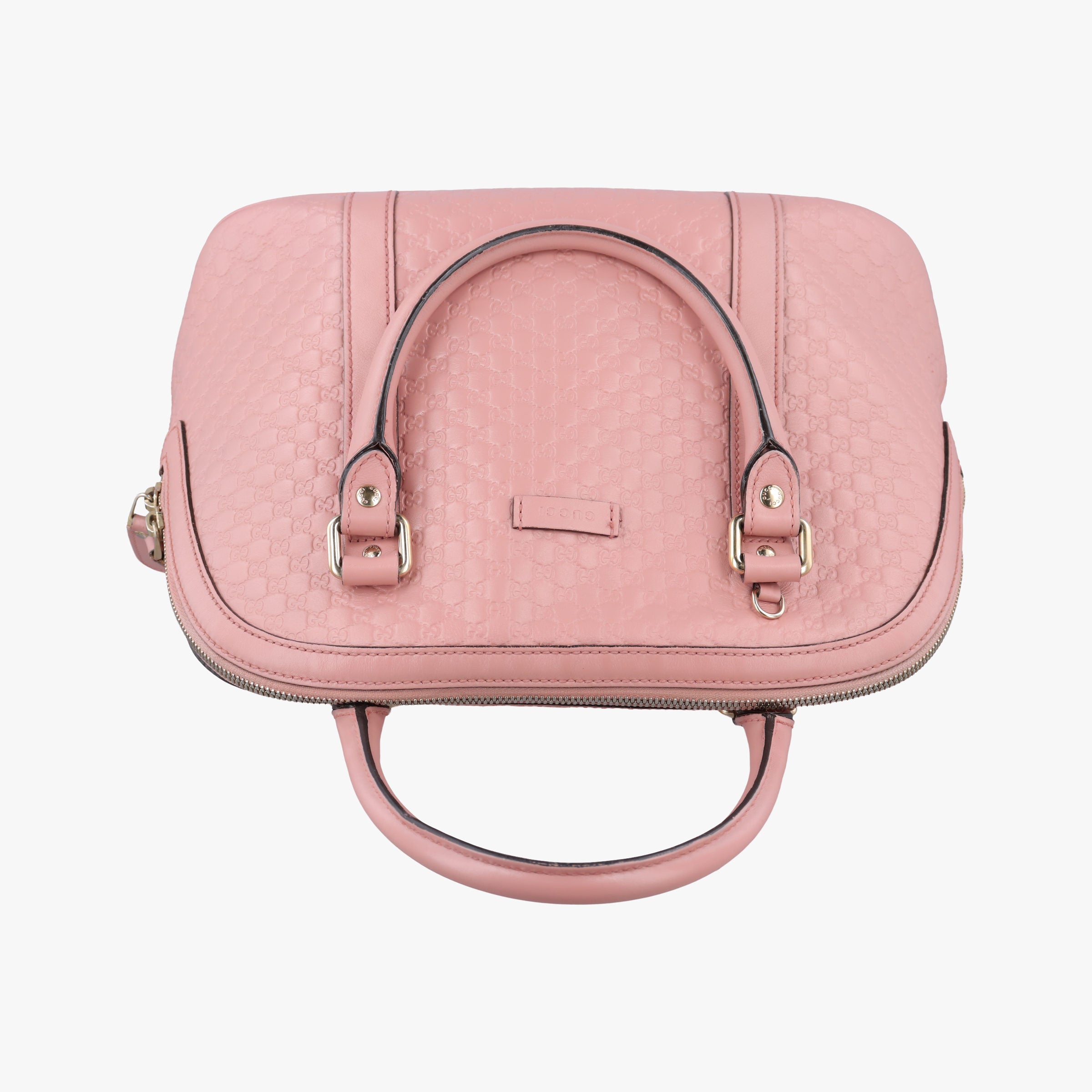 Pre-owned Gucci Microguccissima Pink Leather 449663 handbag | stylenewstar