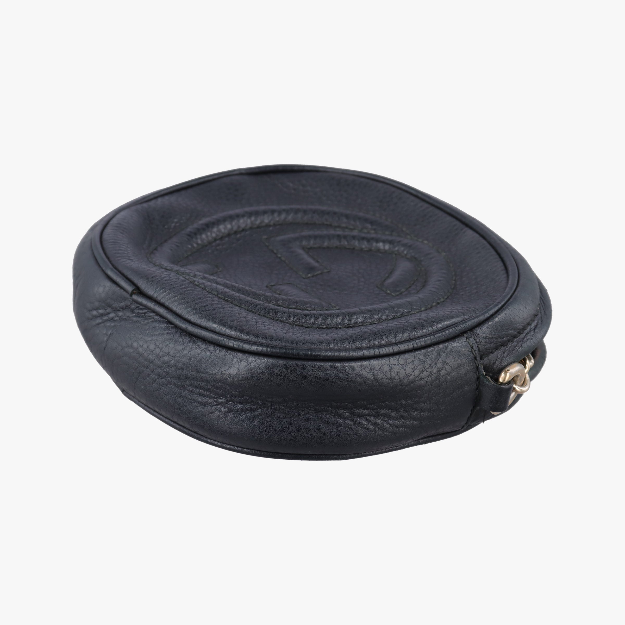 Pre-owned Gucci Soho Black Leather 353965 shoulderbag | stylenewstar