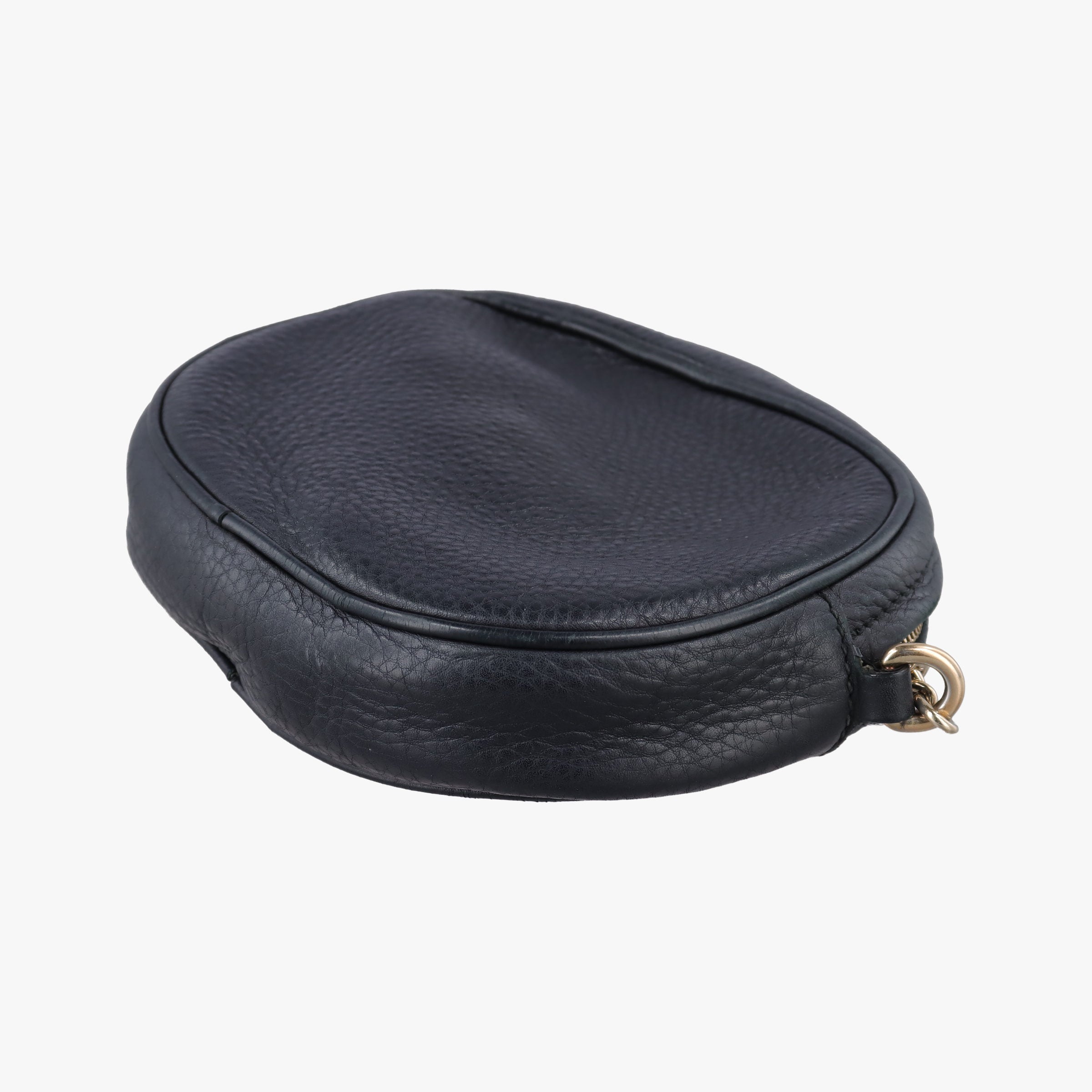 Pre-owned Gucci Soho Black Leather 353965 shoulderbag | stylenewstar