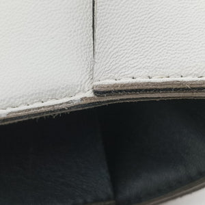 Pre-owned Bottega Veneta The Arcotote White lambskin  handbag | stylenewstar
