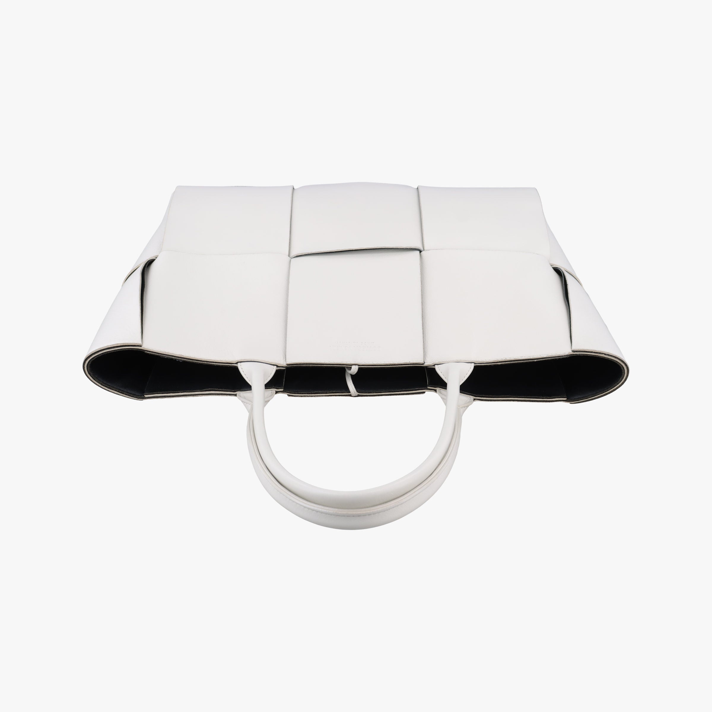 Pre-owned Bottega Veneta The Arcotote White lambskin  handbag | stylenewstar
