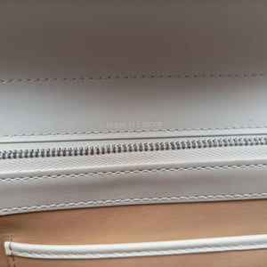 Secondhand Delvaux Brillon MM
 White Leather  shoulderbag | stylenewstar