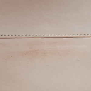 Secondhand Delvaux Brillon MM
 White Leather  shoulderbag | stylenewstar
