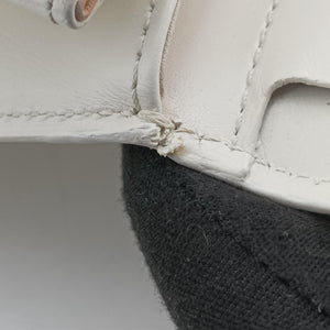 Secondhand Delvaux Brillon MM
 White Leather  shoulderbag | stylenewstar