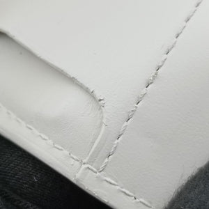 Secondhand Delvaux Brillon MM
 White Leather  shoulderbag | stylenewstar