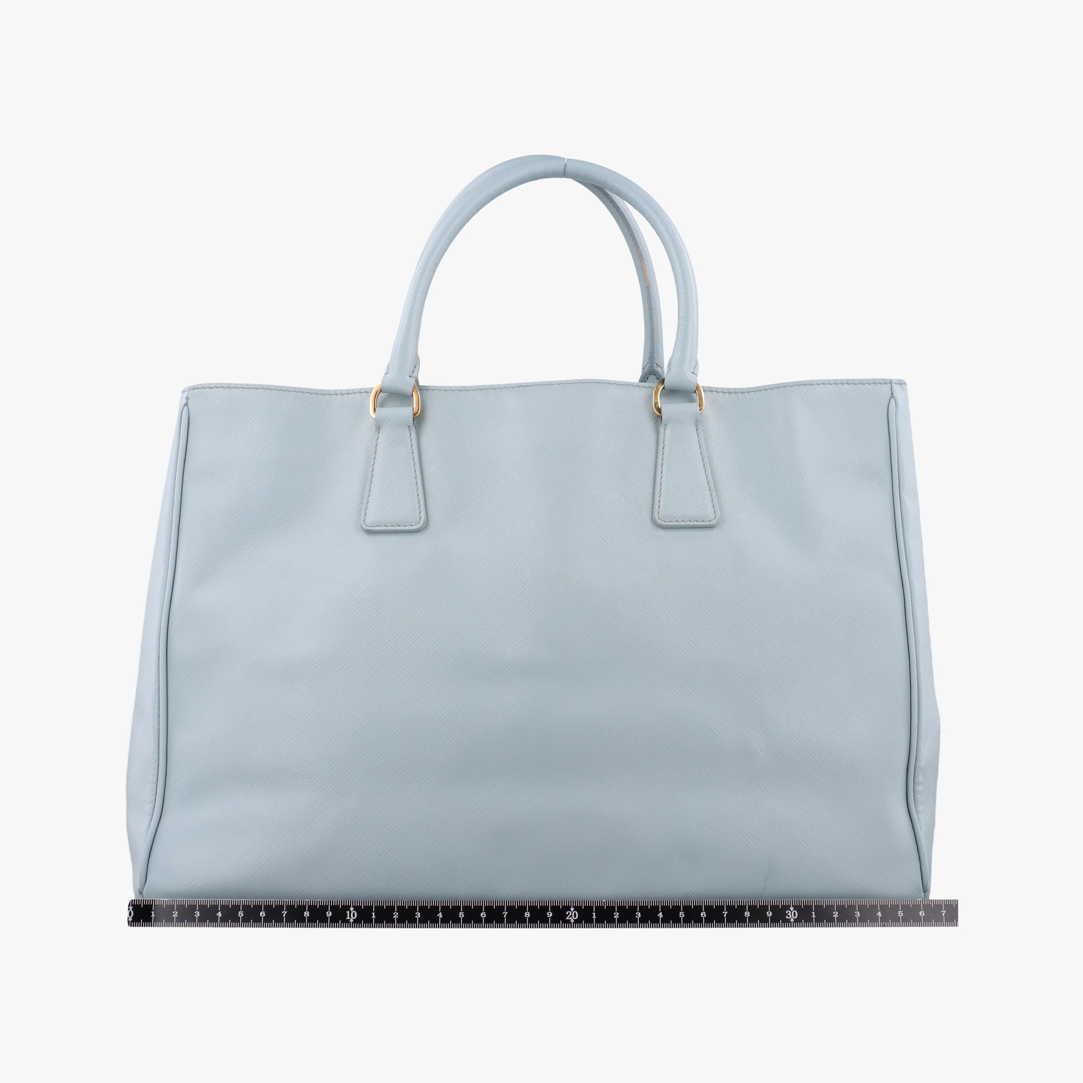 Pre-owned Prada Galleria Blue SAFFIANO Leather BN2274 handbag | stylenewstar