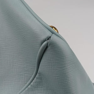 Pre-owned Prada Galleria Blue SAFFIANO Leather BN2274 handbag | stylenewstar