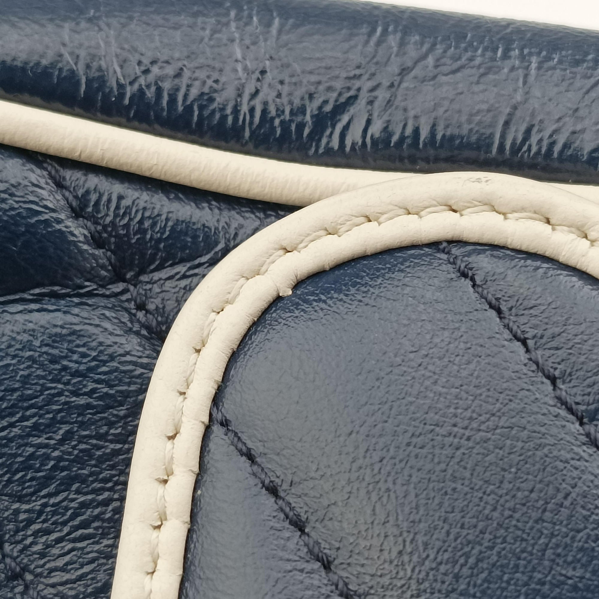 Pre-owned Gucci GG Marmont Blue Leather 443497 shoulderbag | stylenewstar