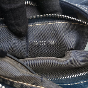 Pre-owned Fendi Baguette Blue Denim 09 632 shoulderbag | stylenewstar