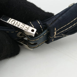Pre-owned Fendi Baguette Blue Denim 09 632 shoulderbag | stylenewstar