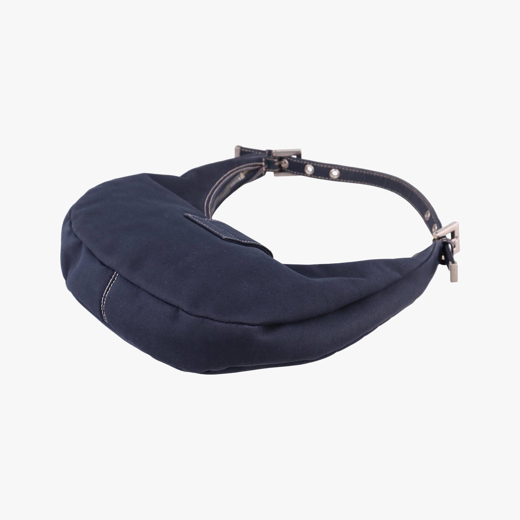 Pre-owned Fendi Baguette Blue Denim 09 632 shoulderbag | stylenewstar