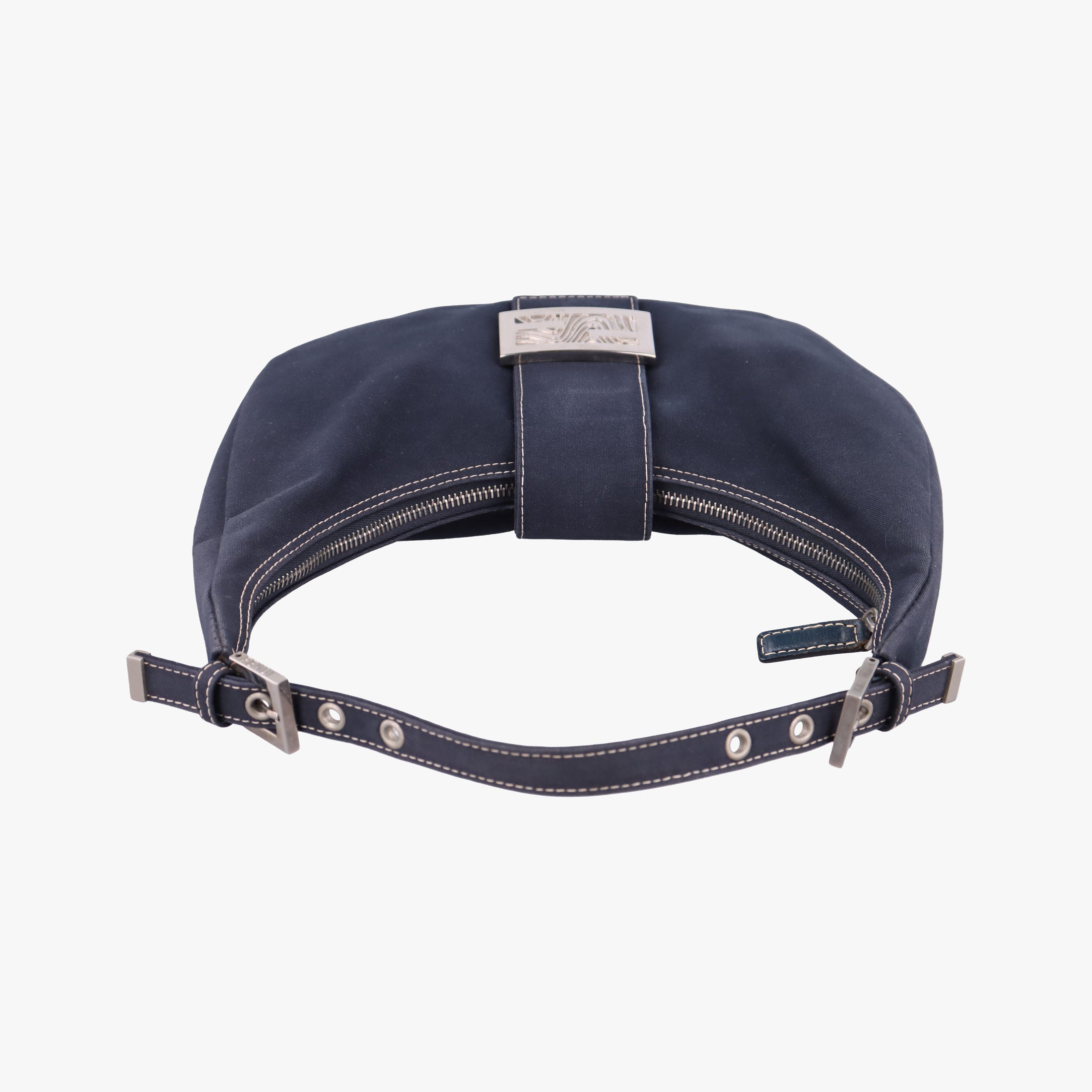 Pre-owned Fendi Baguette Blue Denim 09 632 shoulderbag | stylenewstar