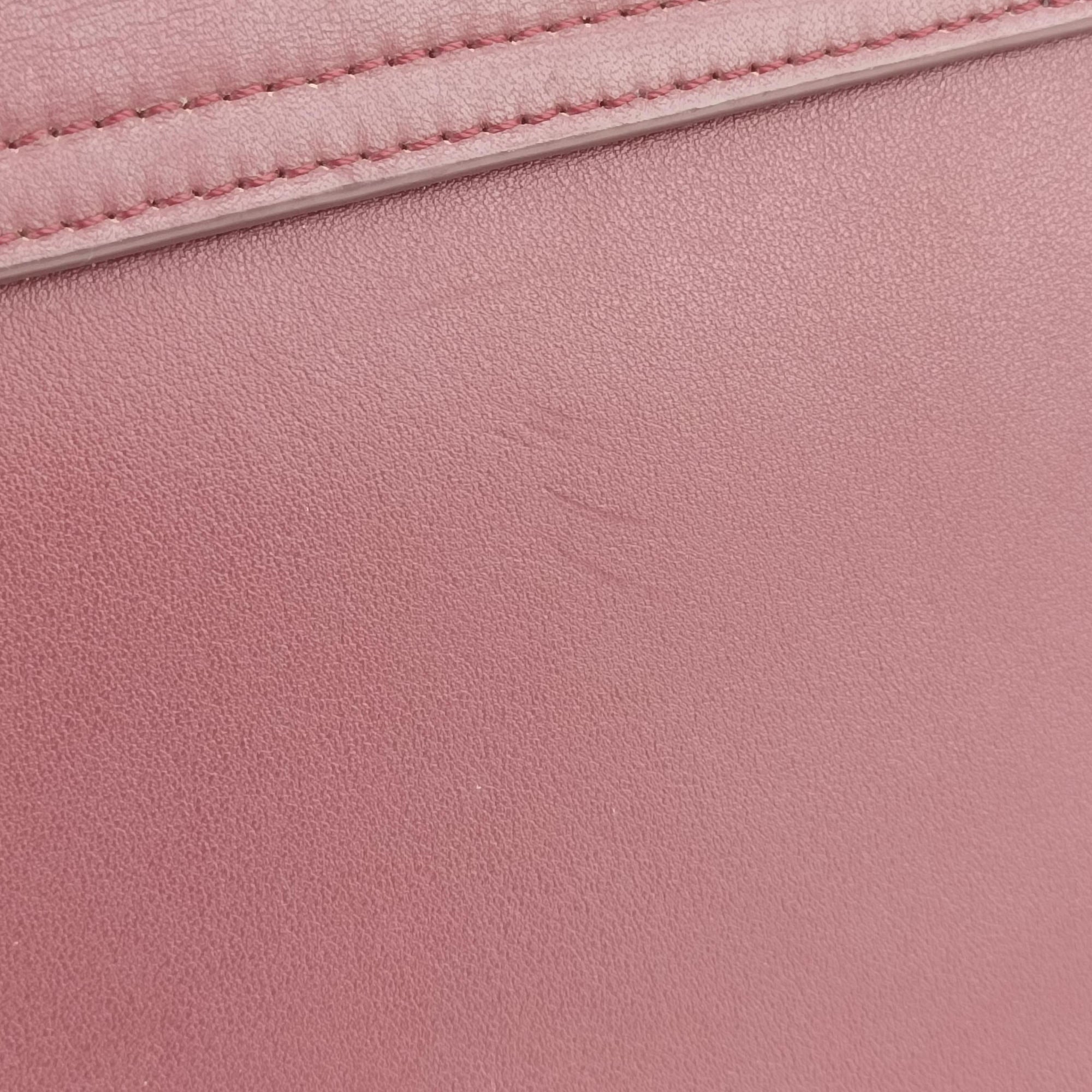 Pre-owned Chloe Tess Burgundy Leather × Suede  shoulderbag | stylenewstar