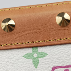 Secondhand Louis Vuitton Alma GM white Monogram Multicolor M40441 handbag | stylenewstar