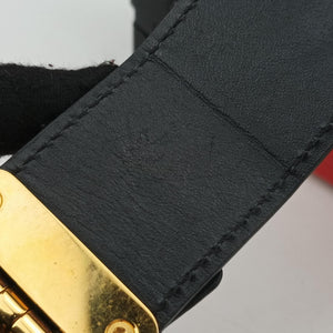 Secondhand Louis Vuitton PETITE MALLE Noir×COQUELICOT epi×Leather M54651 shoulderbag | stylenewstar