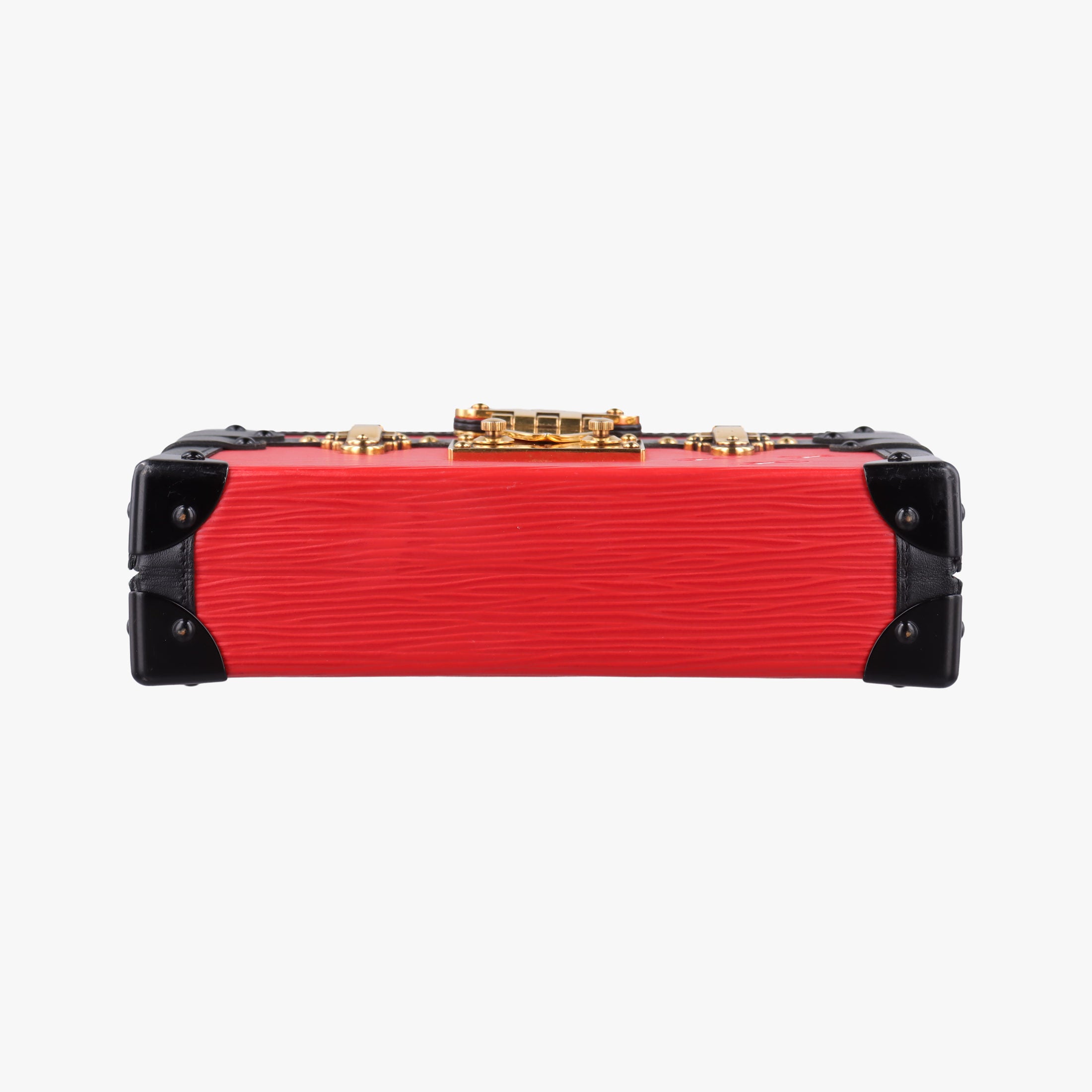 Secondhand Louis Vuitton PETITE MALLE Noir×COQUELICOT epi×Leather M54651 shoulderbag | stylenewstar