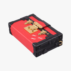 Secondhand Louis Vuitton PETITE MALLE Noir×COQUELICOT epi×Leather M54651 shoulderbag | stylenewstar