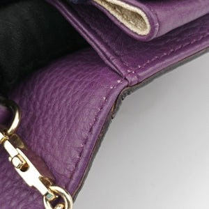 Pre-owned Gucci Broadway Purple Leather 283061 shoulderbag | stylenewstar