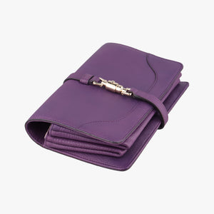 Pre-owned Gucci Broadway Purple Leather 283061 shoulderbag | stylenewstar