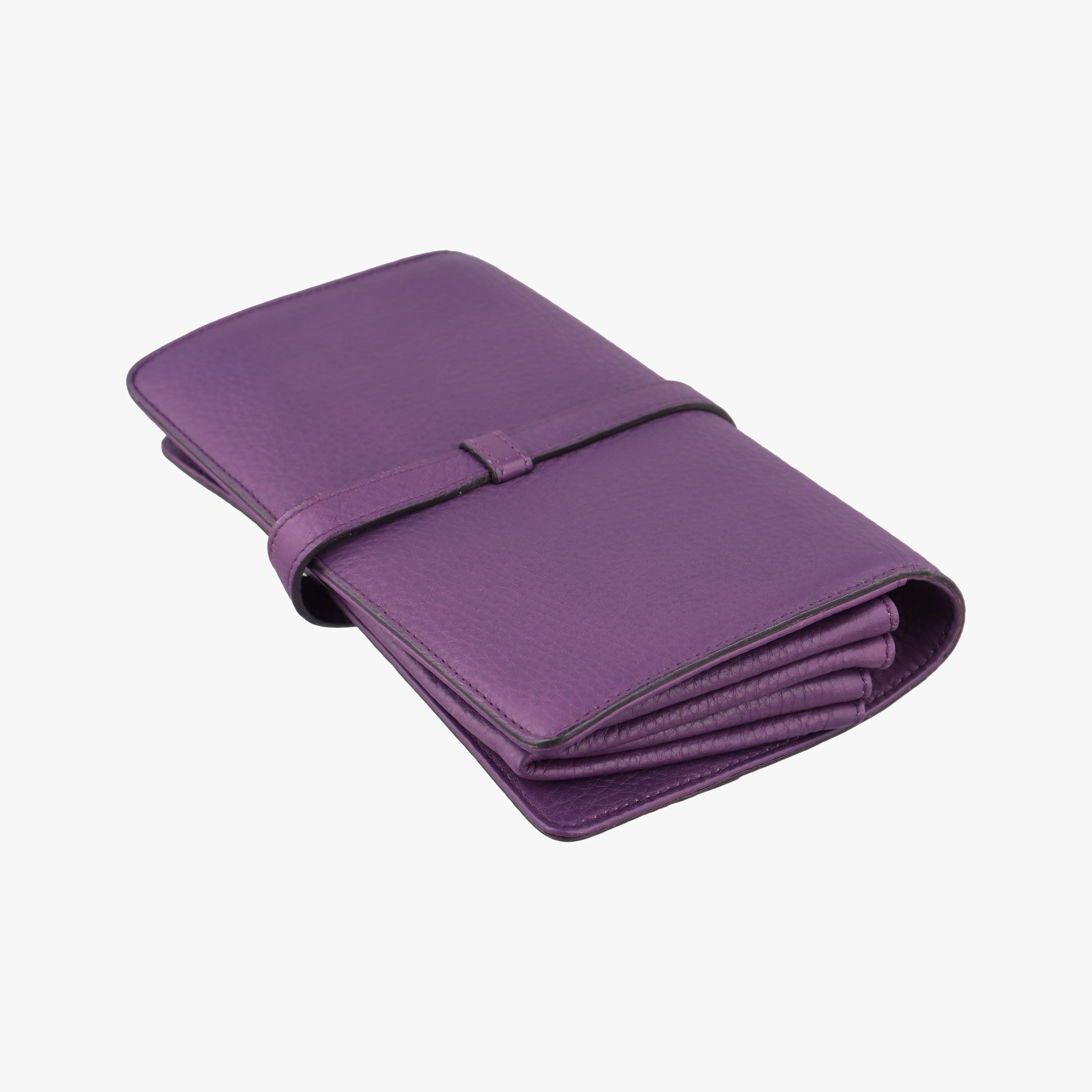Pre-owned Gucci Broadway Purple Leather 283061 shoulderbag | stylenewstar