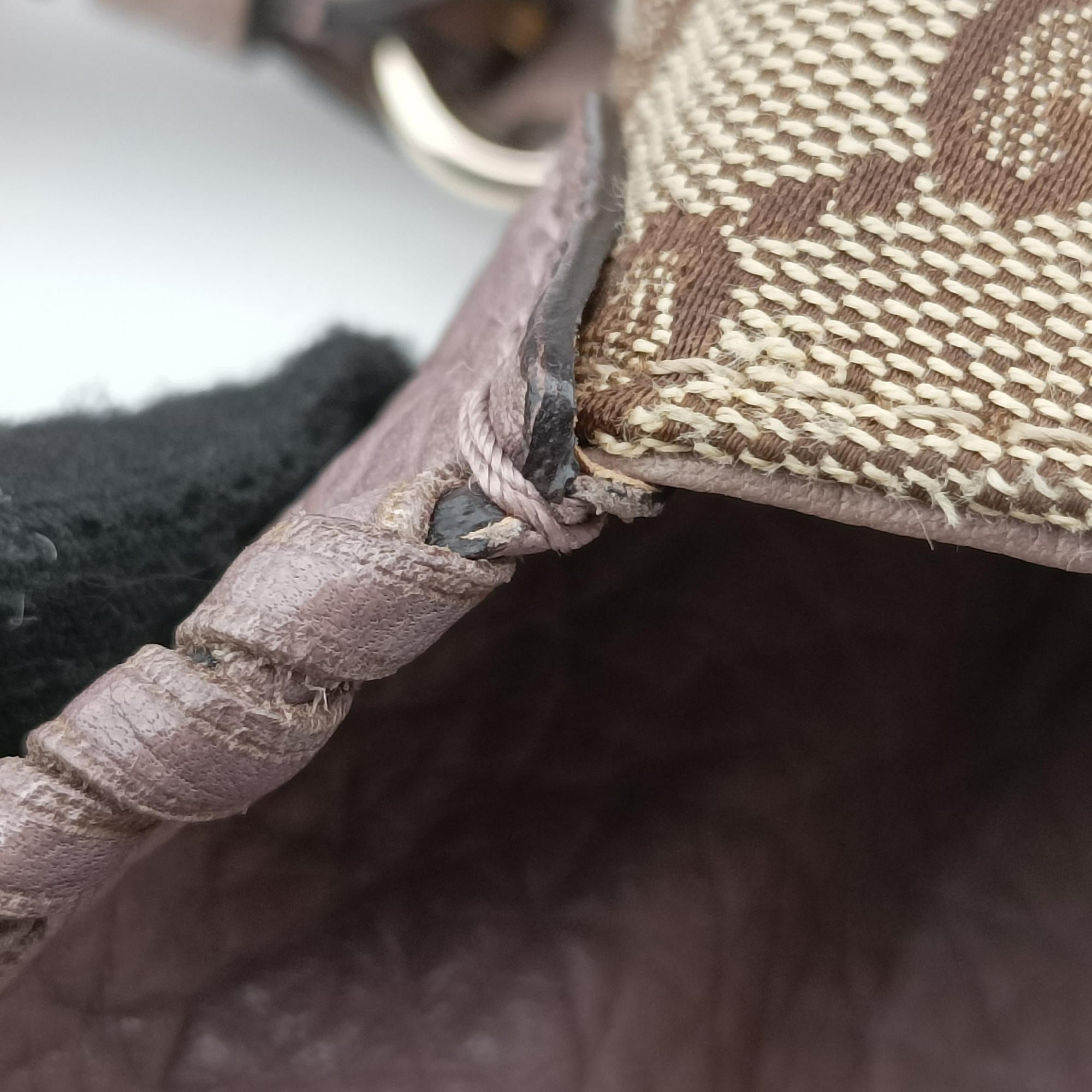 Pre-owned Gucci New Jackie Beige x Brown Canvas×Leather 246907 shoulderbag | stylenewstar