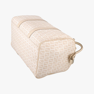 Pre-owned Fendi Zucchino Beige PVC coated canvas 8BL098 handbag | stylenewstar