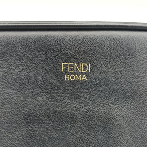 Vintage Fendi Cam Camera Brown x Black Leather 8BS019 shoulderbag | stylenewstar