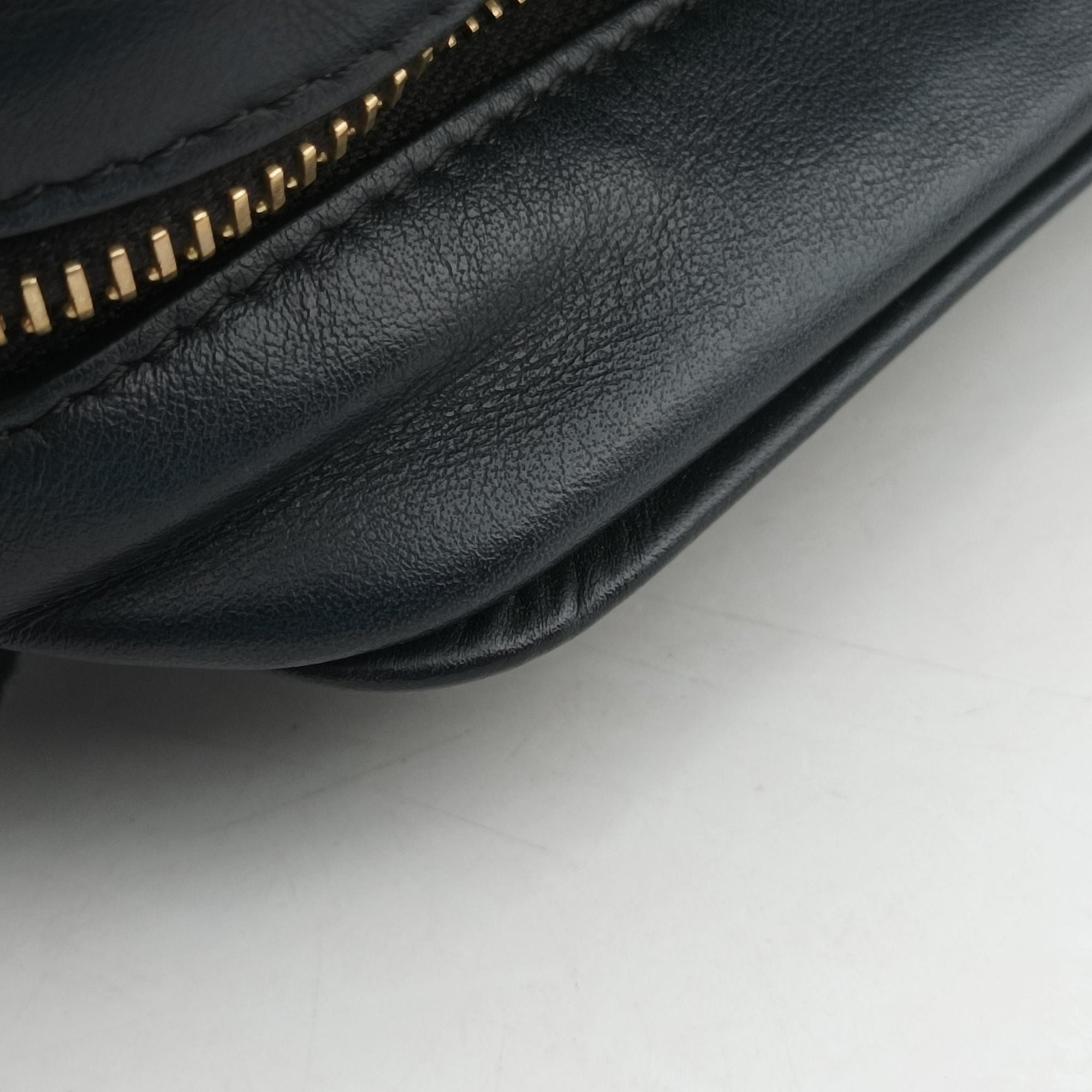 Vintage Fendi Cam Camera Brown x Black Leather 8BS019 shoulderbag | stylenewstar