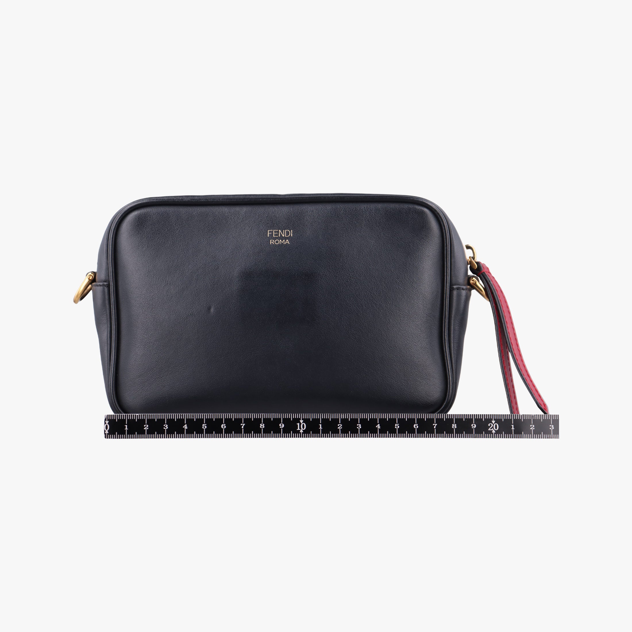 Vintage Fendi Cam Camera Brown x Black Leather 8BS019 shoulderbag | stylenewstar