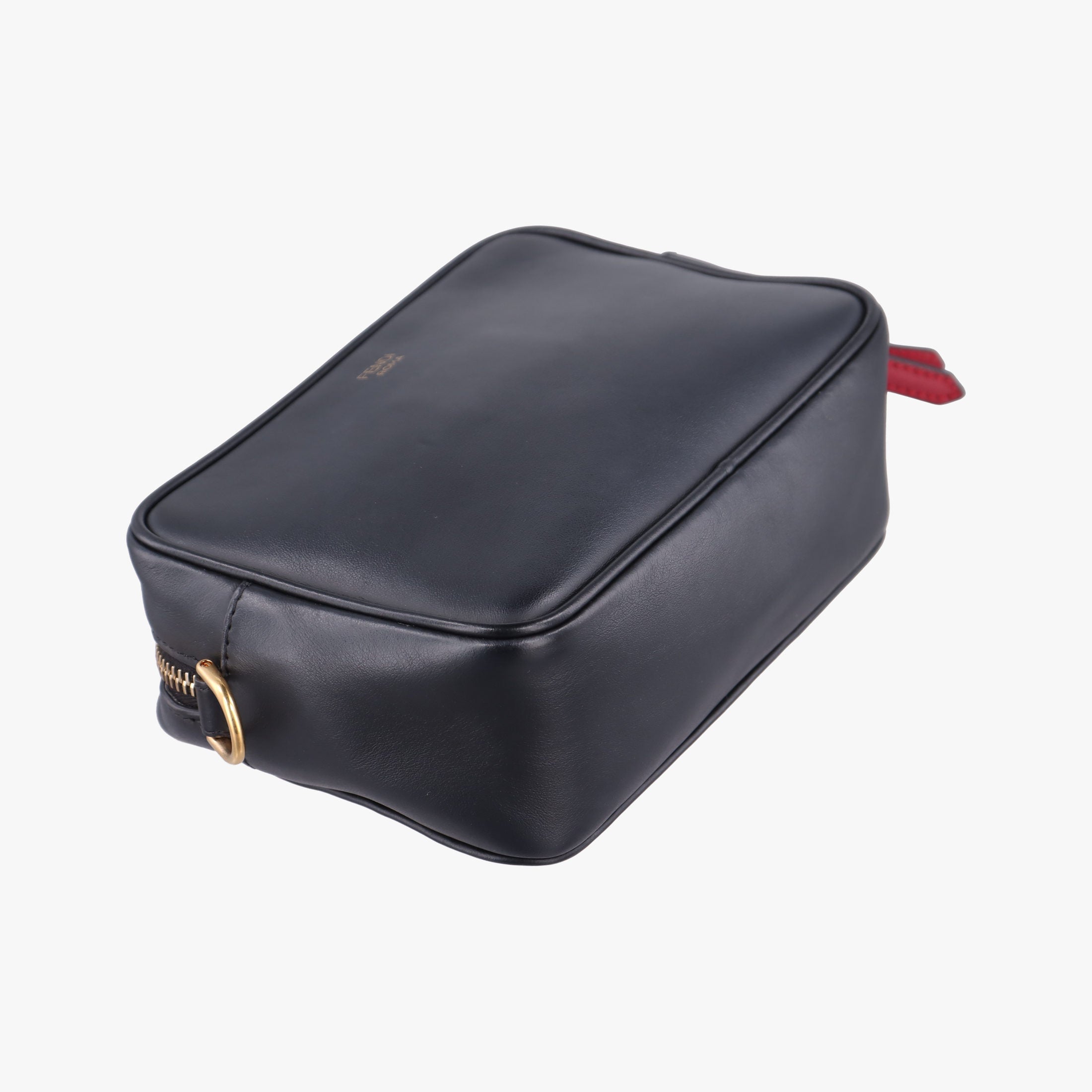 Vintage Fendi Cam Camera Brown x Black Leather 8BS019 shoulderbag | stylenewstar