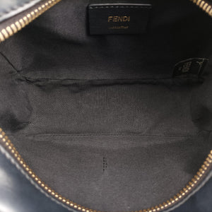 Vintage Fendi Cam Camera Brown x Black Leather 8BS019 shoulderbag | stylenewstar