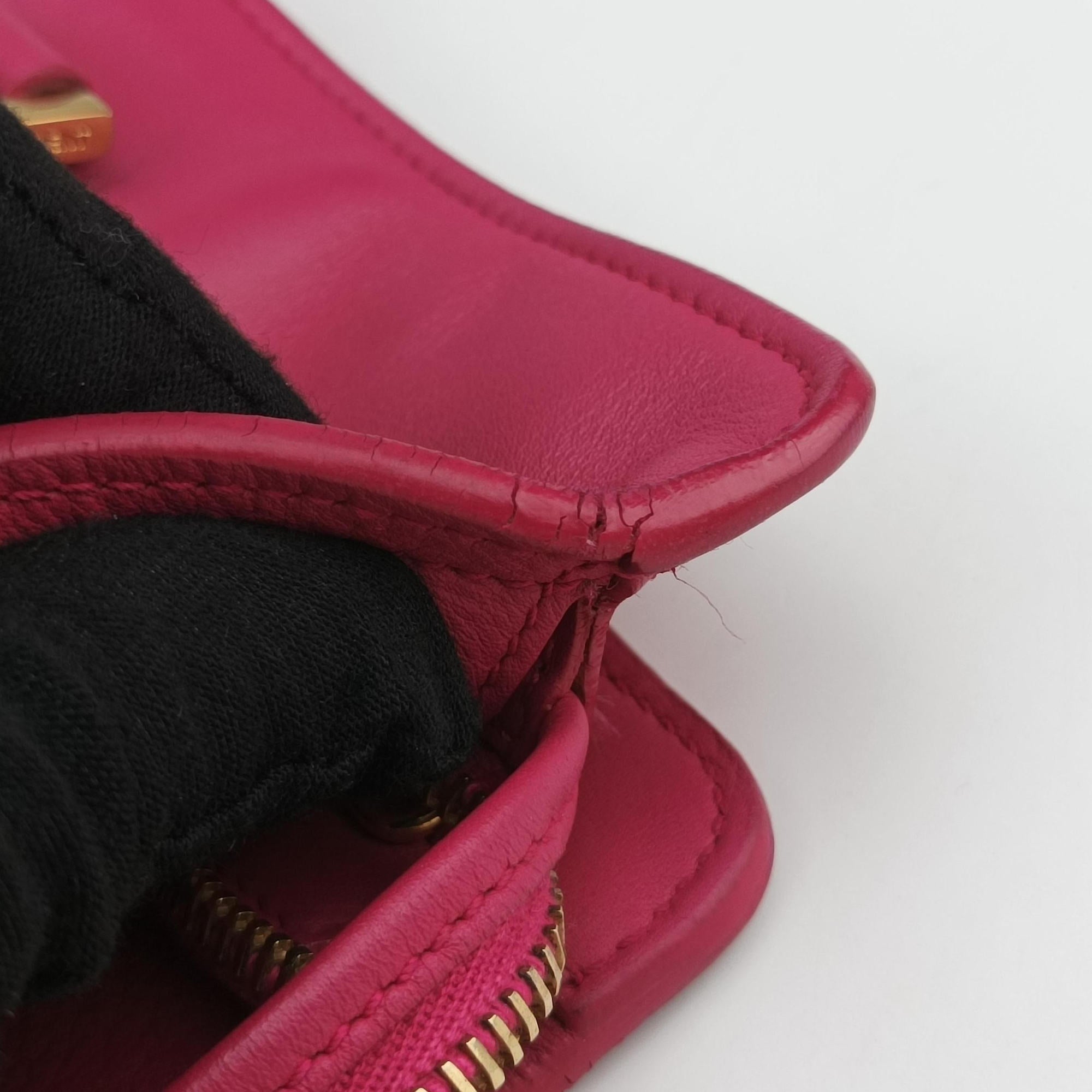 Pre-owned Yves Saint Laurent Y Ligne Petit Cabas Rose Leather 311210 shoulderbag | stylenewstar