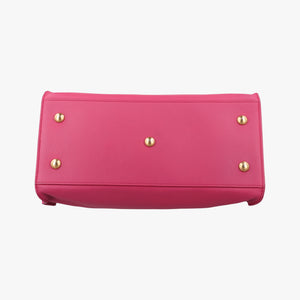 Pre-owned Yves Saint Laurent Y Ligne Petit Cabas Rose Leather 311210 shoulderbag | stylenewstar