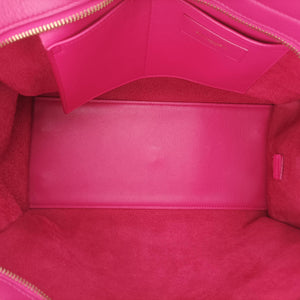 Pre-owned Yves Saint Laurent Y Ligne Petit Cabas Rose Leather 311210 shoulderbag | stylenewstar