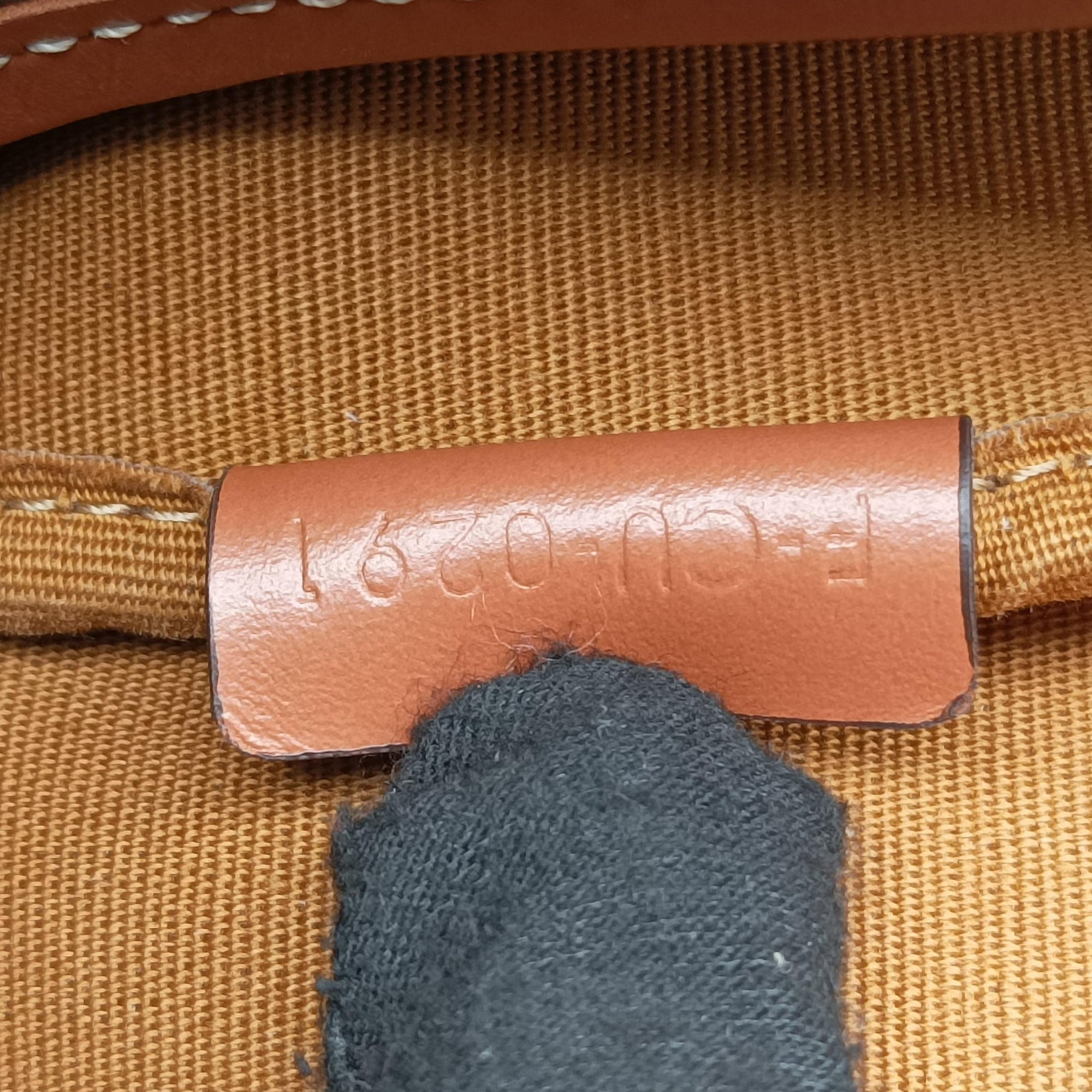 Pre-owned Celine Small Bucket Brown PVC coated canvas×Leather  shoulderbag | stylenewstar