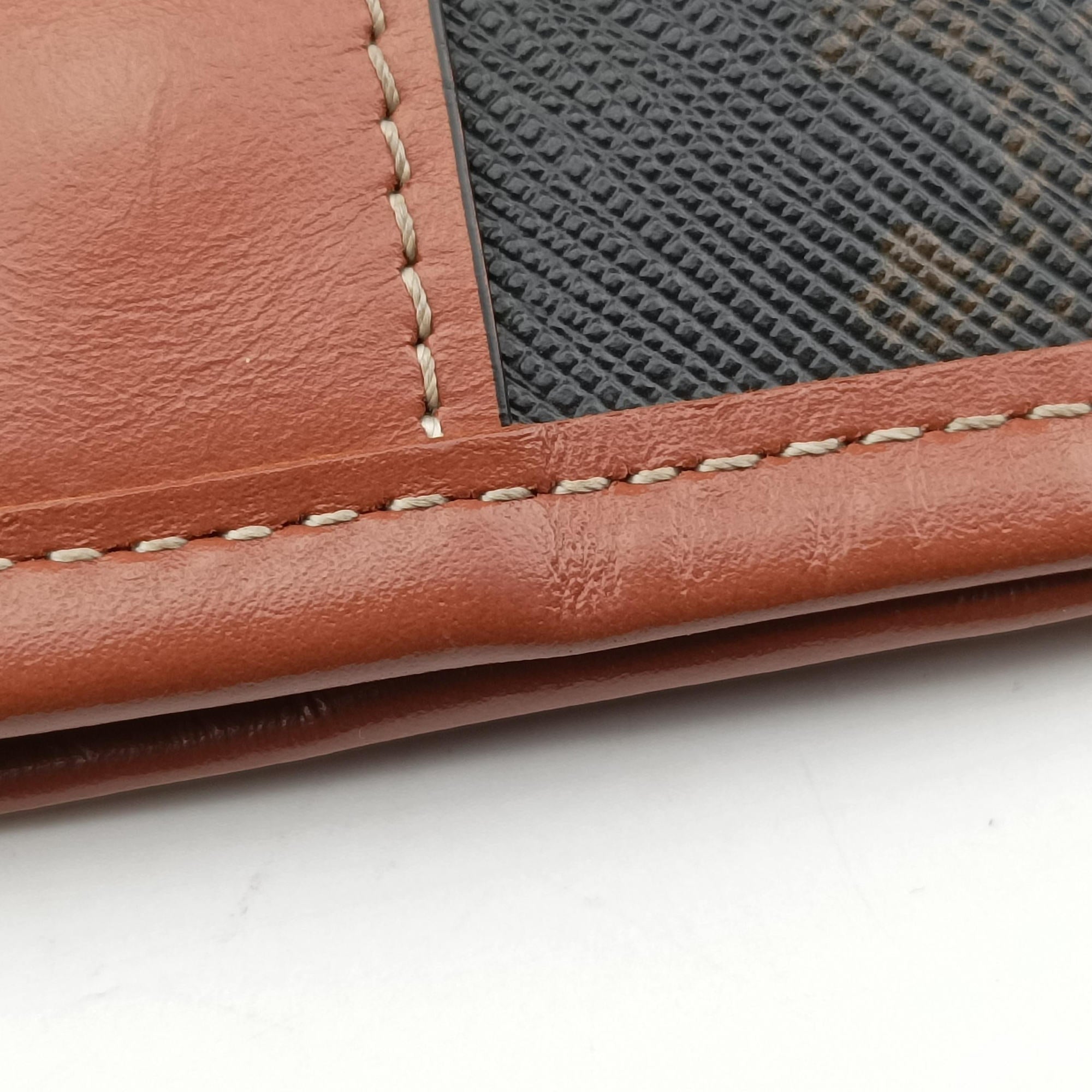 Pre-owned Celine Small Bucket Brown PVC coated canvas×Leather  shoulderbag | stylenewstar
