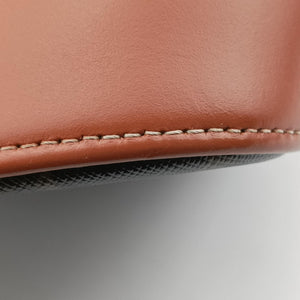 Pre-owned Celine Small Bucket Brown PVC coated canvas×Leather  shoulderbag | stylenewstar