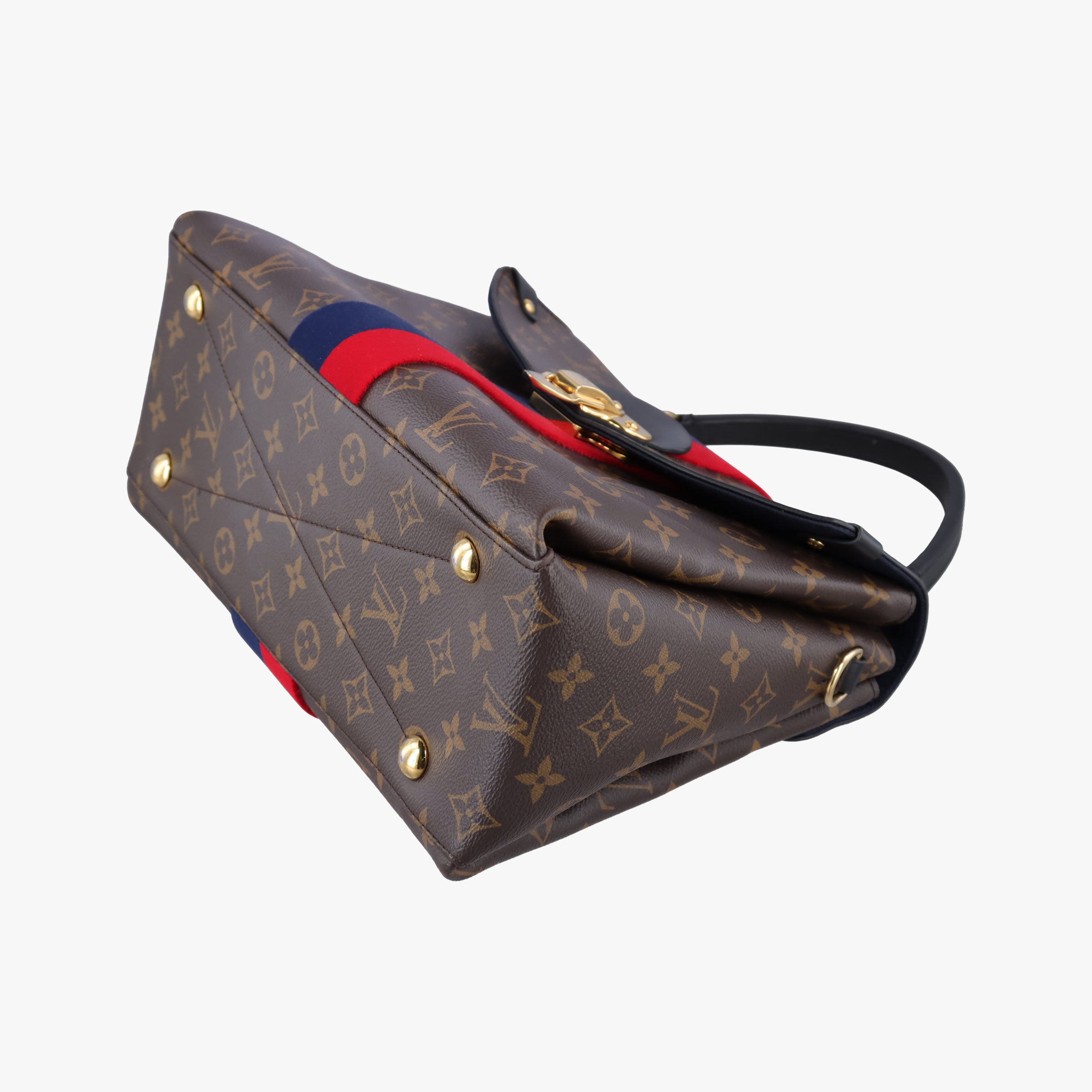 Pre-owned Louis Vuitton GEORGES　MM MARINE CERISE Monogram Canvas M43778 handbag | stylenewstar