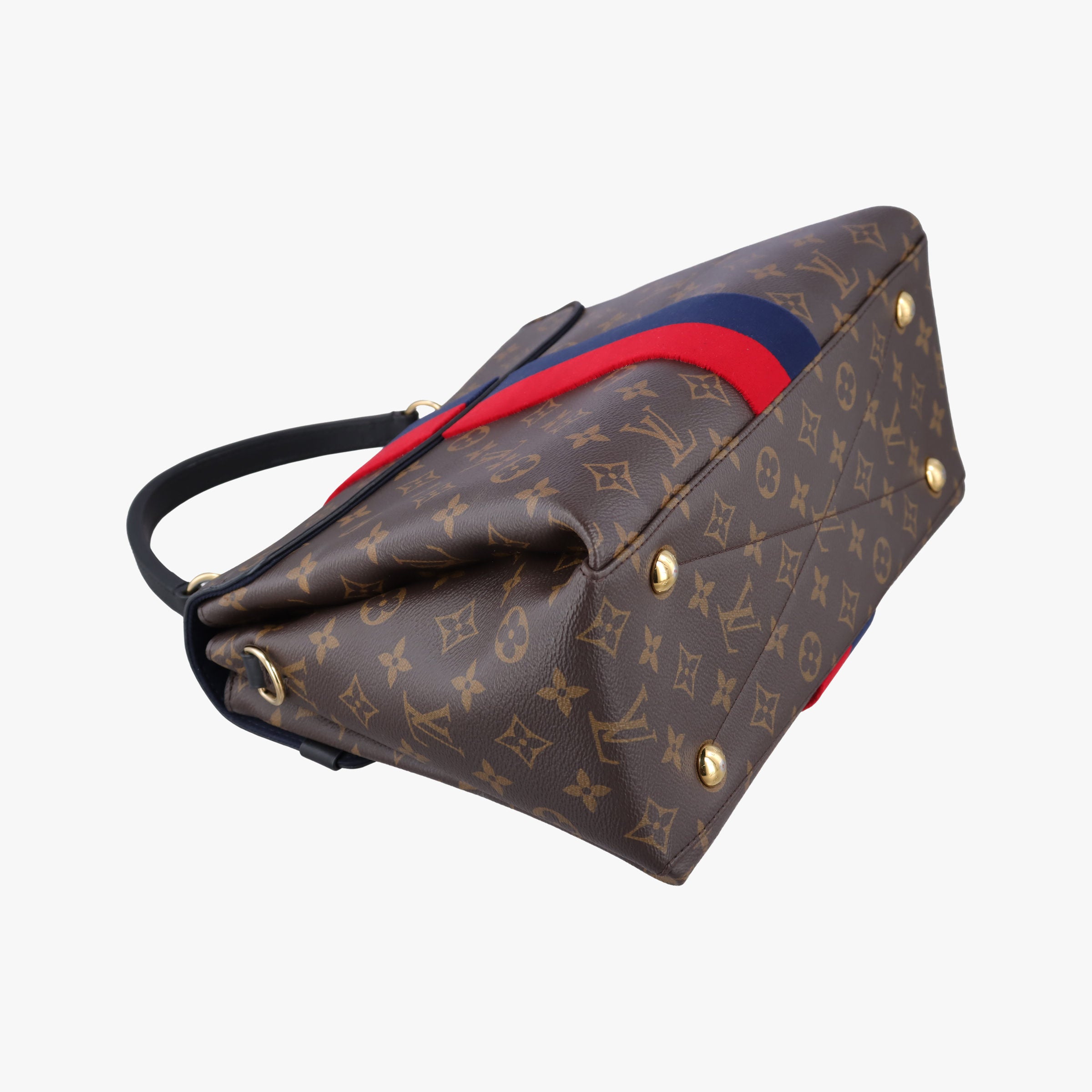Pre-owned Louis Vuitton GEORGES　MM MARINE CERISE Monogram Canvas M43778 handbag | stylenewstar