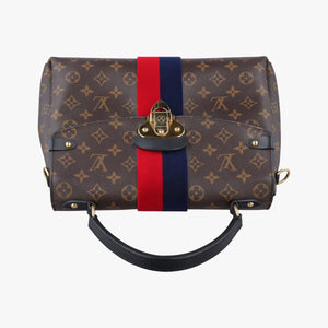Pre-owned Louis Vuitton GEORGES　MM MARINE CERISE Monogram Canvas M43778 handbag | stylenewstar