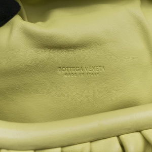 Pre-owned Bottega Veneta The Chain Pouch Yellow lambskin  bum bag/waist bag | stylenewstar