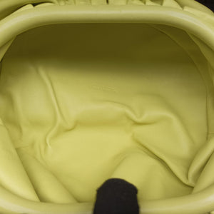 Pre-owned Bottega Veneta The Chain Pouch Yellow lambskin  bum bag/waist bag | stylenewstar