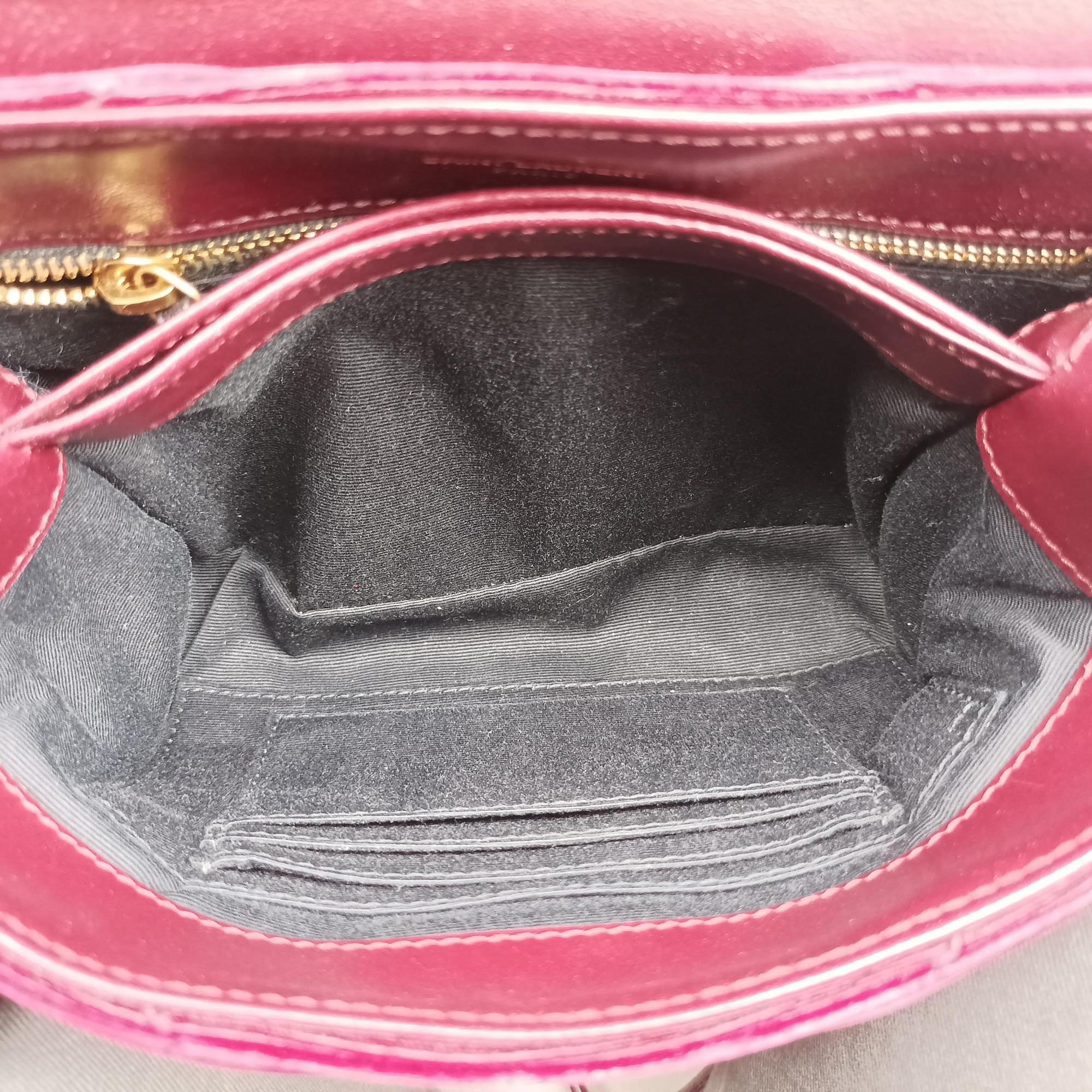 Vintage Yves Saint Laurent Monogram Lulutoy Burgundy velour 467072 shoulderbag | stylenewstar